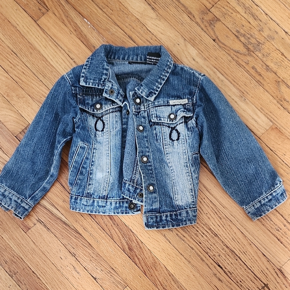 Calvin Klein Jeans Kids Blue Denim Jacket